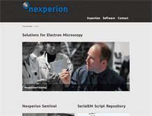 Tablet Screenshot of nexperion.net